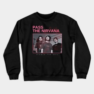 pass the nirvana - vintage minimalism Crewneck Sweatshirt